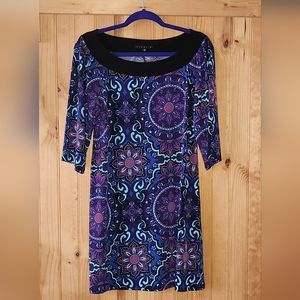 Tiana B. Multicolor Dress Petite Large